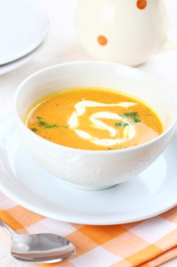 Carrot soup clipart