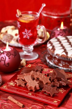 Sweet chocolate for Christmas clipart