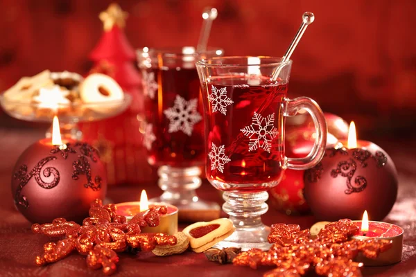 Varm dryck för vinter och jul — Stockfoto
