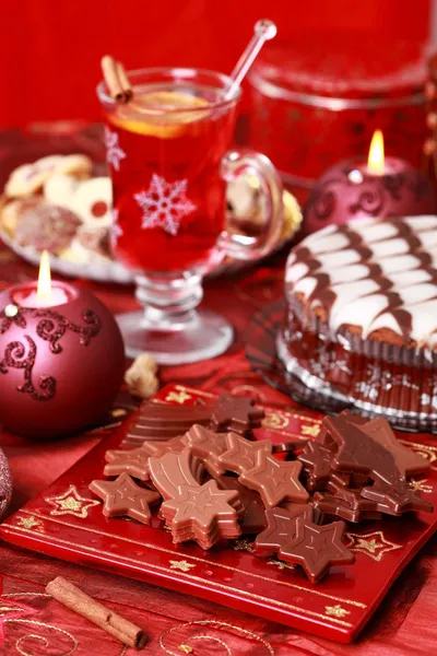 Chocolate dulce para Navidad — Foto de Stock