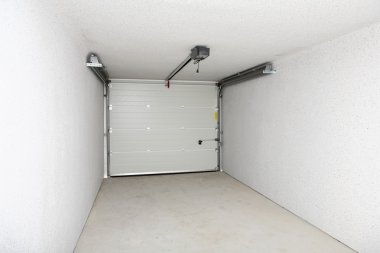 Empty garage or warehouse clipart