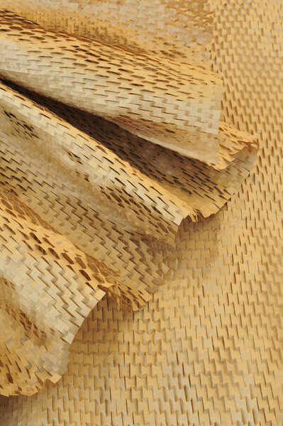 Детали переработки упаковочной бумаги - натюрморт
