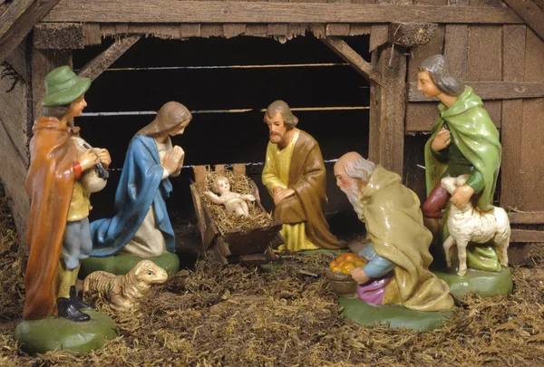キリスト降誕セット — ストック写真