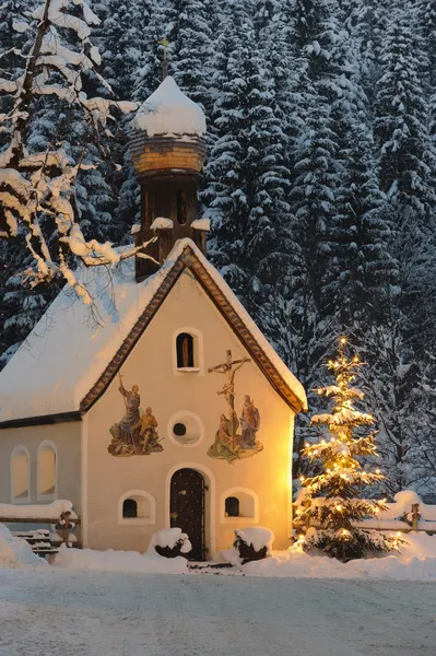 Kerstmis kapel — Stockfoto