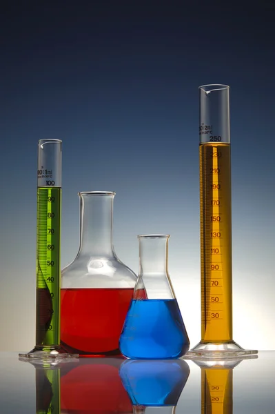 Vidro Laboratório Químico — Fotografia de Stock