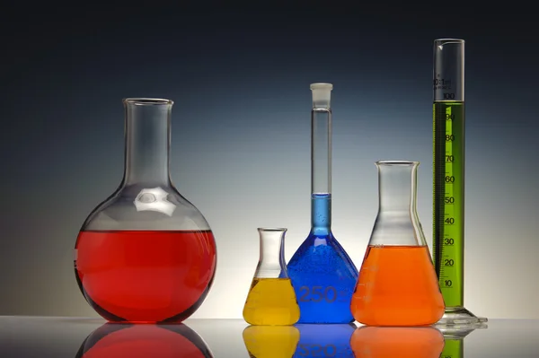 Vidro Laboratório Químico — Fotografia de Stock