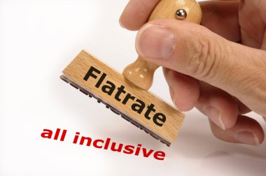 Flatrate all inclusive clipart