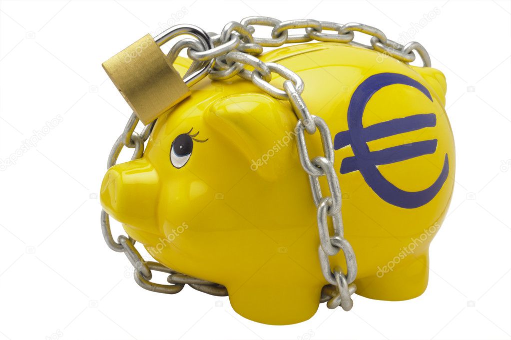 Euro piggy bank