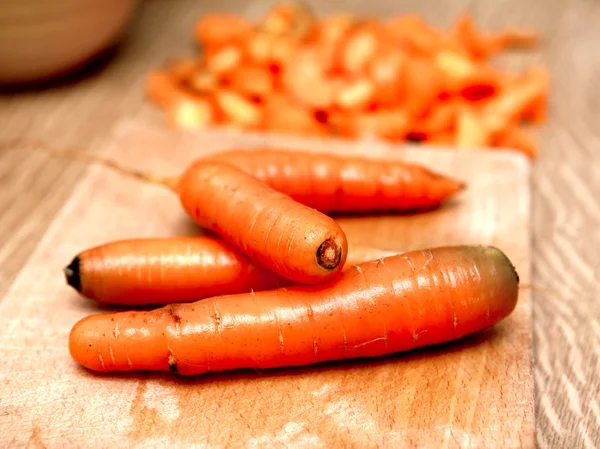 Natürliche Karotten — Stockfoto