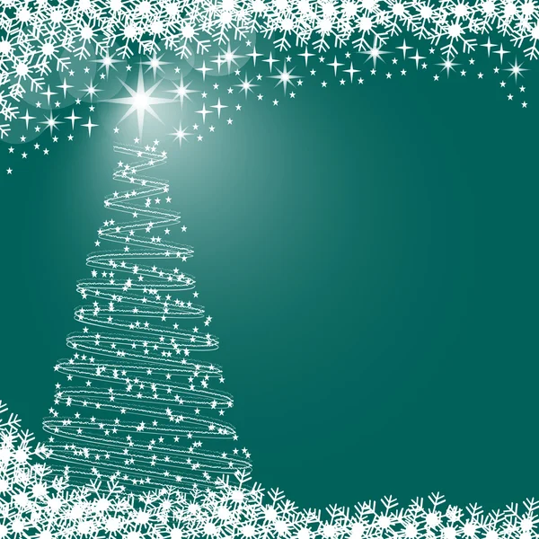 Fondo del árbol de Navidad — Archivo Imágenes Vectoriales