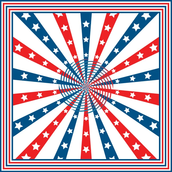 Estrelas e listras da bandeira americana — Vetor de Stock
