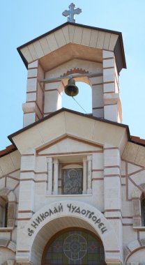 st. Nicholas çan kulesi. Sozopol, Bulgaristan