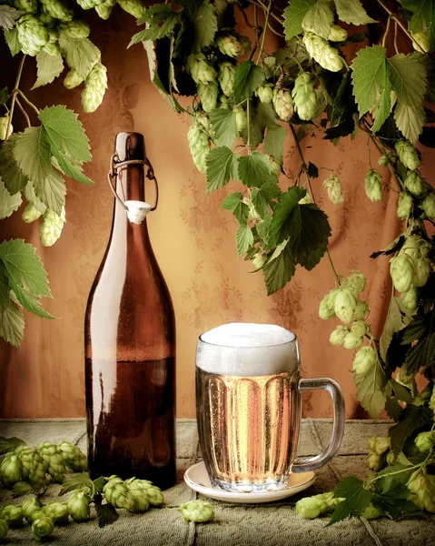 Ročník pivo — Stock fotografie
