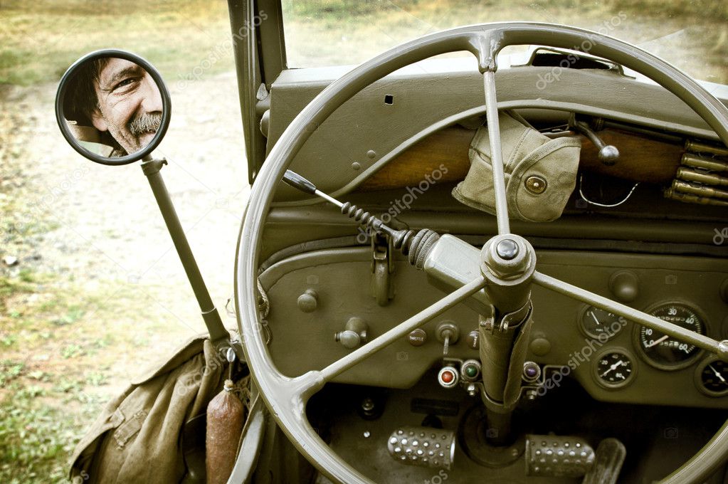 Detail of jeep Willys