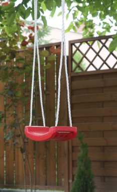 Red swing clipart