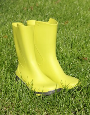 Yeşil gumboots