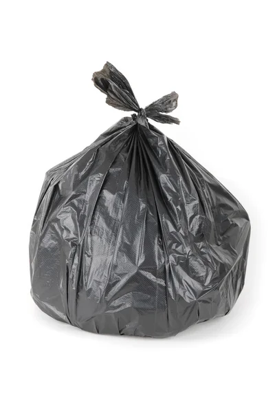 Worek na śmieci czarny — Zdjęcie stockowe