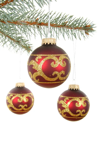 Bolas de ornamento de Natal — Fotografia de Stock