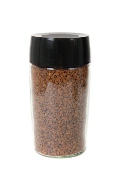 Jar of instant coffee clipart