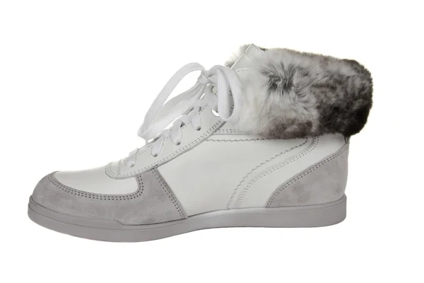 New Winter Fashion Boot Fur — Stock Photo, Image