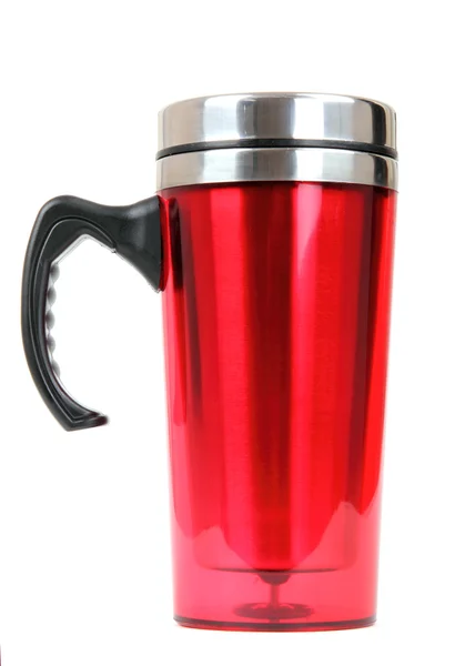 Thermos rouge voiture — Photo
