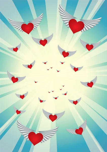 Heart Valentine Day — Stock Vector