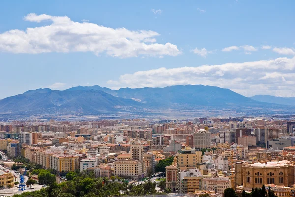 Malaga - widok na miasto — Zdjęcie stockowe