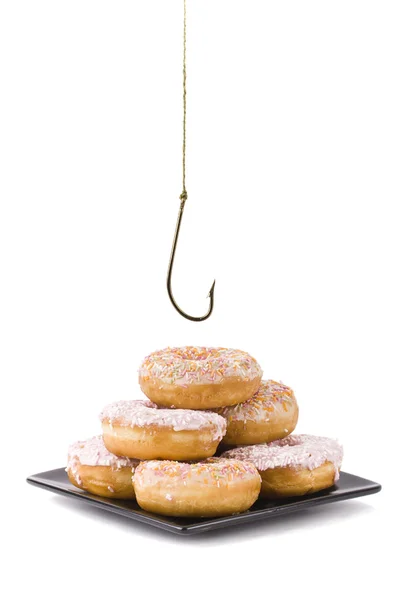 Stock image Stealing a doughnut