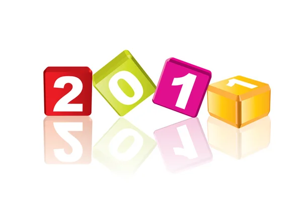 Neues Jahr 2011 — Stockvektor