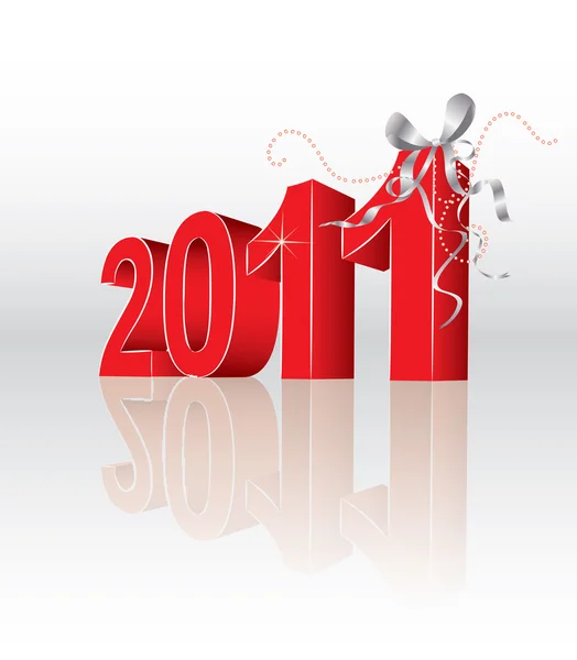 Neues Jahr 2011 — Stockvektor