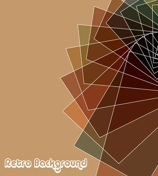 Contexte abstrait rétro — Image vectorielle