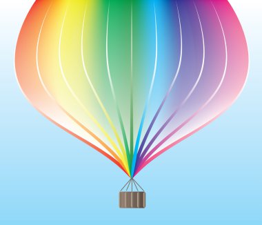 Vectort air balloon clipart