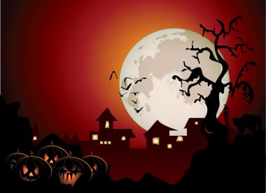 Halloween background clipart