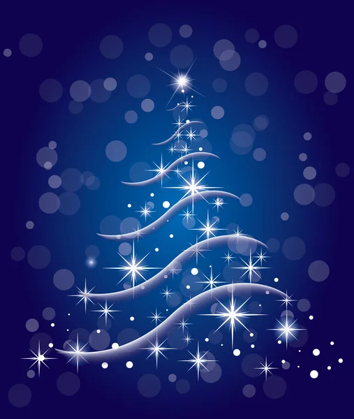 Χριστουγεννιάτικο δέντρο σε διανυσματική μορφή — Διανυσματικό Αρχείο