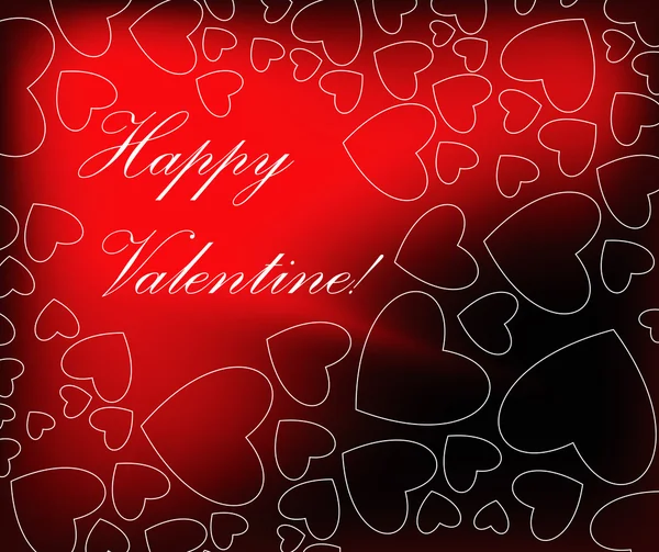 Valentine Greeting Editable Vector Format — Stock Vector