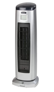 Electric heater on white background. clipart