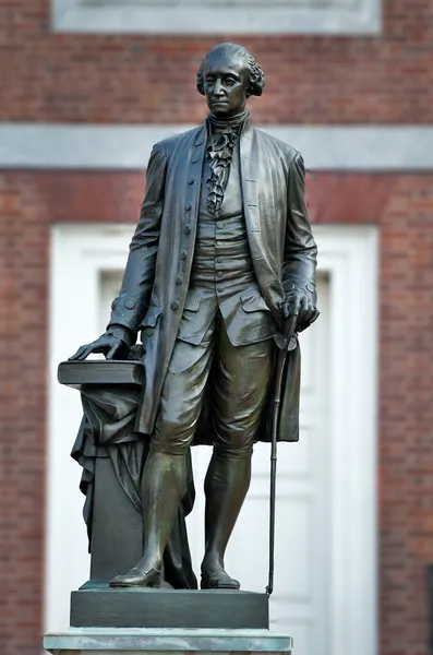 stock image Statue of George Washington, Independence Hall, Philadelphia, PA