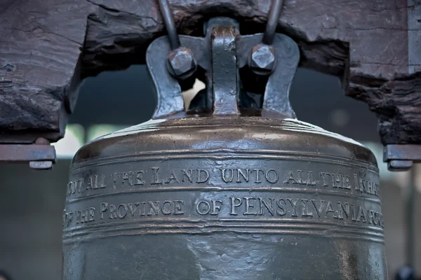 Liberty Bell, Philadelpia. Cerrar vista Imágenes de stock libres de derechos