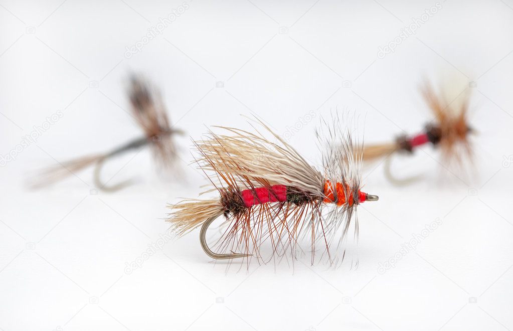 Popular dry flies for trout