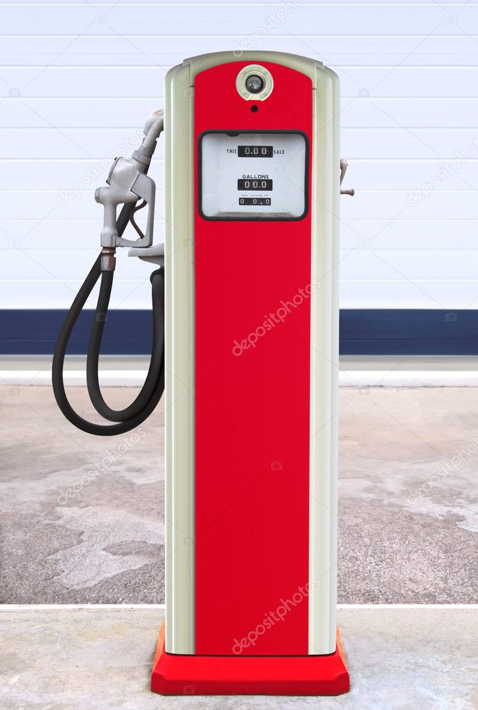 Retro filling station
