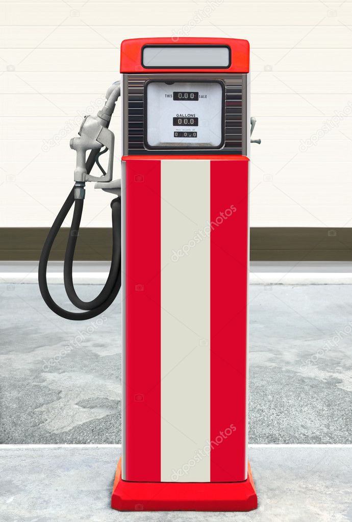 Retro gas pump