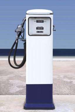 White gas station clipart