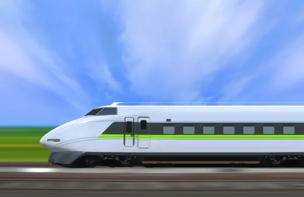 High Speed Train Motion Blur — Stock Photo, Image