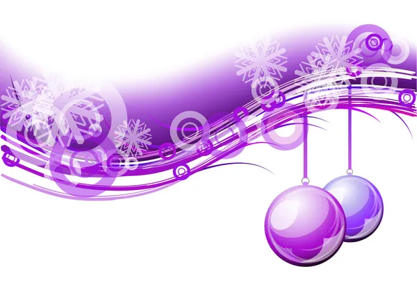 Navidad púrpura — Archivo Imágenes Vectoriales