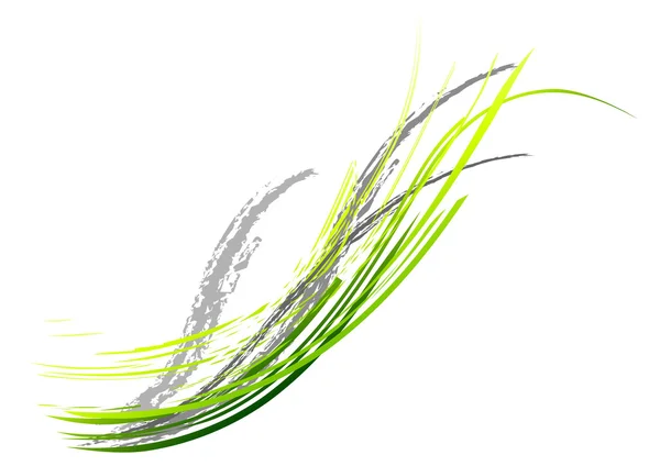 Gröna linjer — Stock vektor