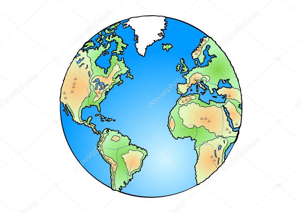 Globe of the world