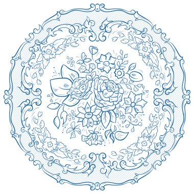 Flower symbol clipart