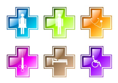 Medical symbols clipart