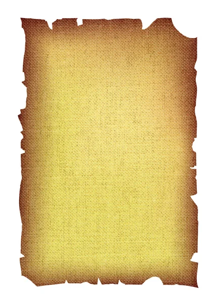 Старый рваный пергамент — стоковое фото
