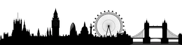 Skyline Londres - vecteur — Image vectorielle